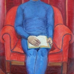 Портрет молодого человека. 110х70 к.м. 1969г.. 