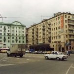 Площадь Горького, дом 1/61 - дом, где жили Кикины. Нижний Новгород, 1999. 
