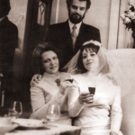 Татьяна Юрьевна Невраева, её сын Николай Николаевич и Наталья Николаевна Наумова-Невраева. Москва, 1973. 
