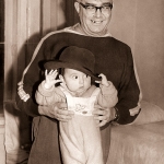 Алексей Иванович Маркушевич с внуком Алексеем Тумаркиным. Москва, 1960г. 