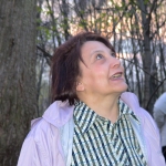 Помощник в исследованиях Наталья Ходакова-Наумова-Невраева в Юсупово, 2005. 